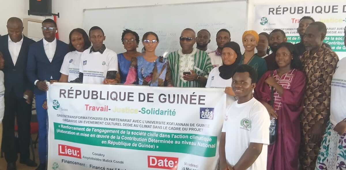 Action climatique en Guinée : GT2050 et l’Université Kofi Annan mobilisent les étudiants comme acteurs clés face aux enjeux climatiques
