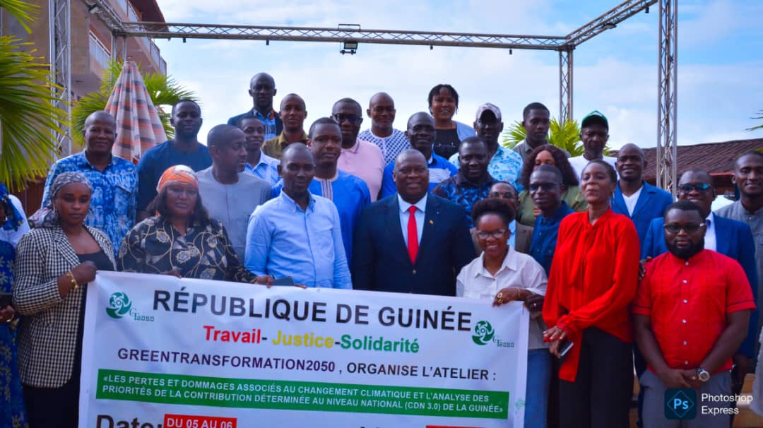 Guinée : Green Transformation 2050 (GT2050) a organisé un atelier de concertation sur les « Pertes et Dommages » et les priorités de la CDN 3.0